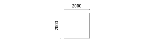 形図_ラグ_RG02-2000ｘ2000